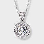 cubic zirconia pendant